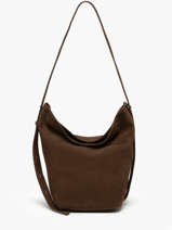 Crossbody Bag Cavalier Nubuck Leather Etrier Brown cavalier nubuck ECAN126M