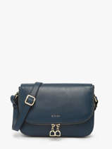 Medium Leather Tradition Crossbody Bag Etrier Blue tradition ETRA059M