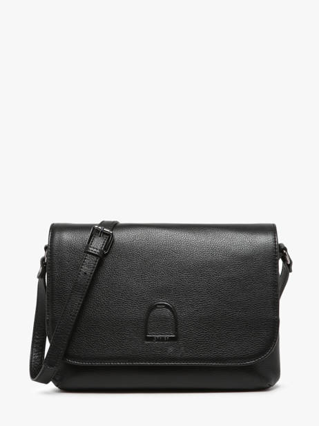 Sac Bandoulière Balade Cuir Etrier Noir balade EBAL19