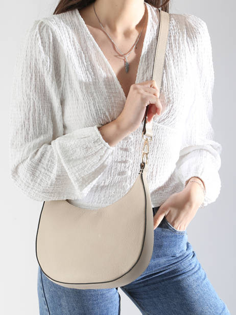 Sac BandouliÃ¨re M Tradition Cuir Etrier Beige tradition ETRA102M vue secondaire 1