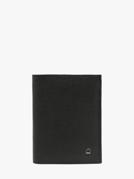 Wallet With Coin Purse Leather Madras Etrier Black madras EMAD142