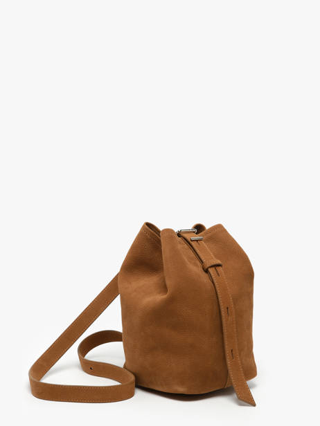 Crossbody Bag Cavalier Nubuck Leather Etrier Brown cavalier nubuck ECAN126S other view 2