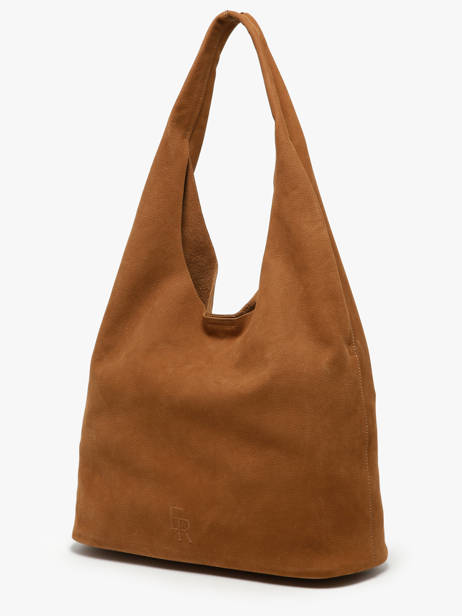 Hobo Cavalier Nubuck Leather Etrier Brown cavalier nubuck ECAN154L other view 1